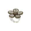 RING WHITE GOLD 750 & PRECIOUS STONES - 64222