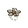 RING WHITE GOLD 750 & PRECIOUS STONES - 64222