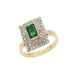 RING  GOLD 750 & PRECIOUS STONES