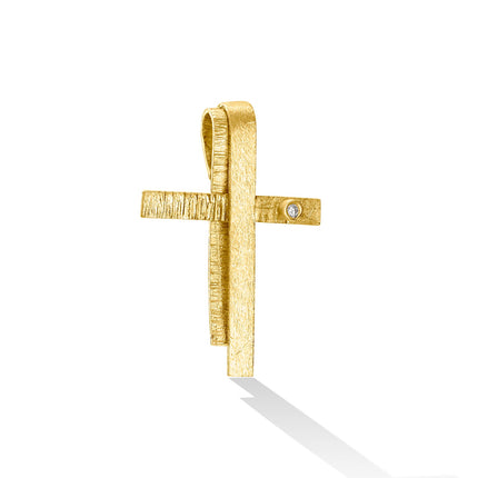 CROSS  GOLD 585 & PRECIOUS STONES - 65053