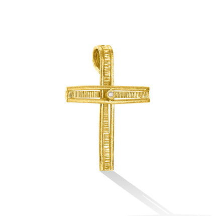 CROSS  GOLD 750 & PRECIOUS STONES - 65317