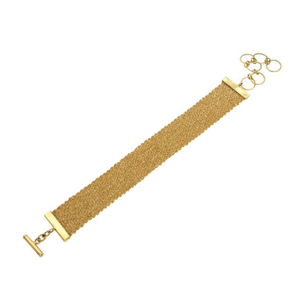 BRACELET YELLOW GOLD Κ18 NO STONES