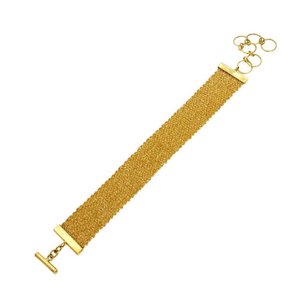 BRACELET YELLOW & WHITE GOLD 750 - 66593