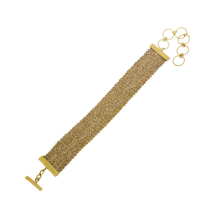 BRACELET YELLOW & WHITE GOLD 750 - 66594