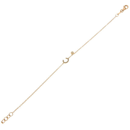 BRACELET PINK GOLD 750 & PRECIOUS STONES - 66645