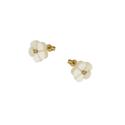 EARRINGS  GOLD 585 & PRECIOUS STONES - 66893 - Availability: Immediately