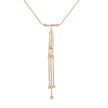 NECKLACE PINK GOLD 750 & PRECIOUS STONES - 67868