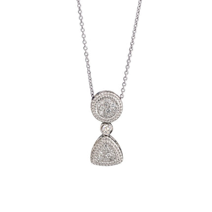 NECKLACE WHITE GOLD 750 & PRECIOUS STONES - 69172