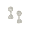 EARRINGS WHITE GOLD 750 & PRECIOUS STONES  - 69173