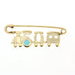 BROOCH  GOLD 585 - 70071 - Availability: Up to 1 month