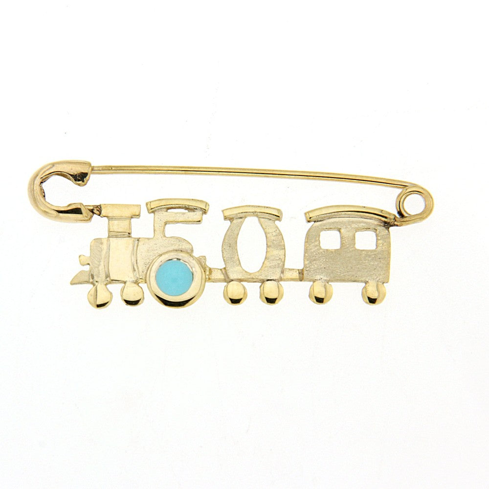 BROOCH  GOLD 585 - 70071 - Availability: Up to 1 month