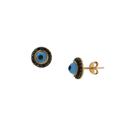 EARRINGS PINK SILVER 925 & C.Z. - 70241 - Availability: Immediately