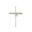 CROSS WHITE GOLD 750 & PRECIOUS STONES