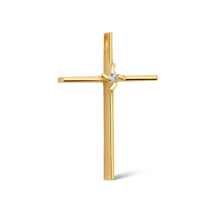 CROSS  GOLD 750 & PRECIOUS STONES - 72249
