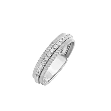 RING WHITE GOLD 750 & PRECIOUS STONES - 72266