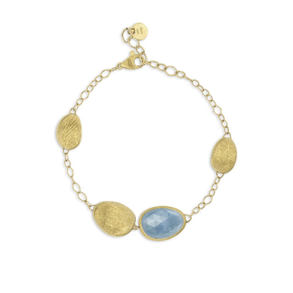 BRACELET  GOLD 750 & SEMIPRECIOUS STONES