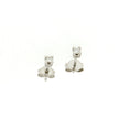 EARRINGS WHITE GOLD 750 & PRECIOUS STONES - 73187 - Availability: Immediately