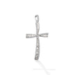 CROSS WHITE GOLD 750 & PRECIOUS STONES