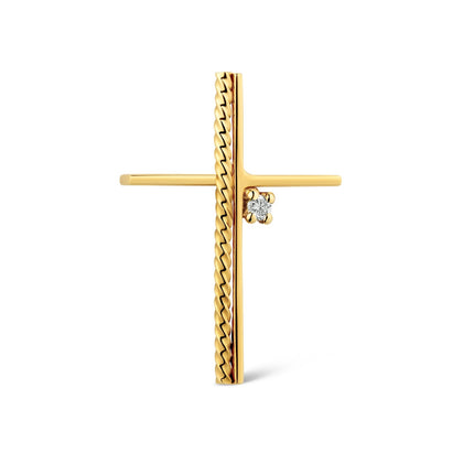 CROSS  GOLD 750 & PRECIOUS STONES