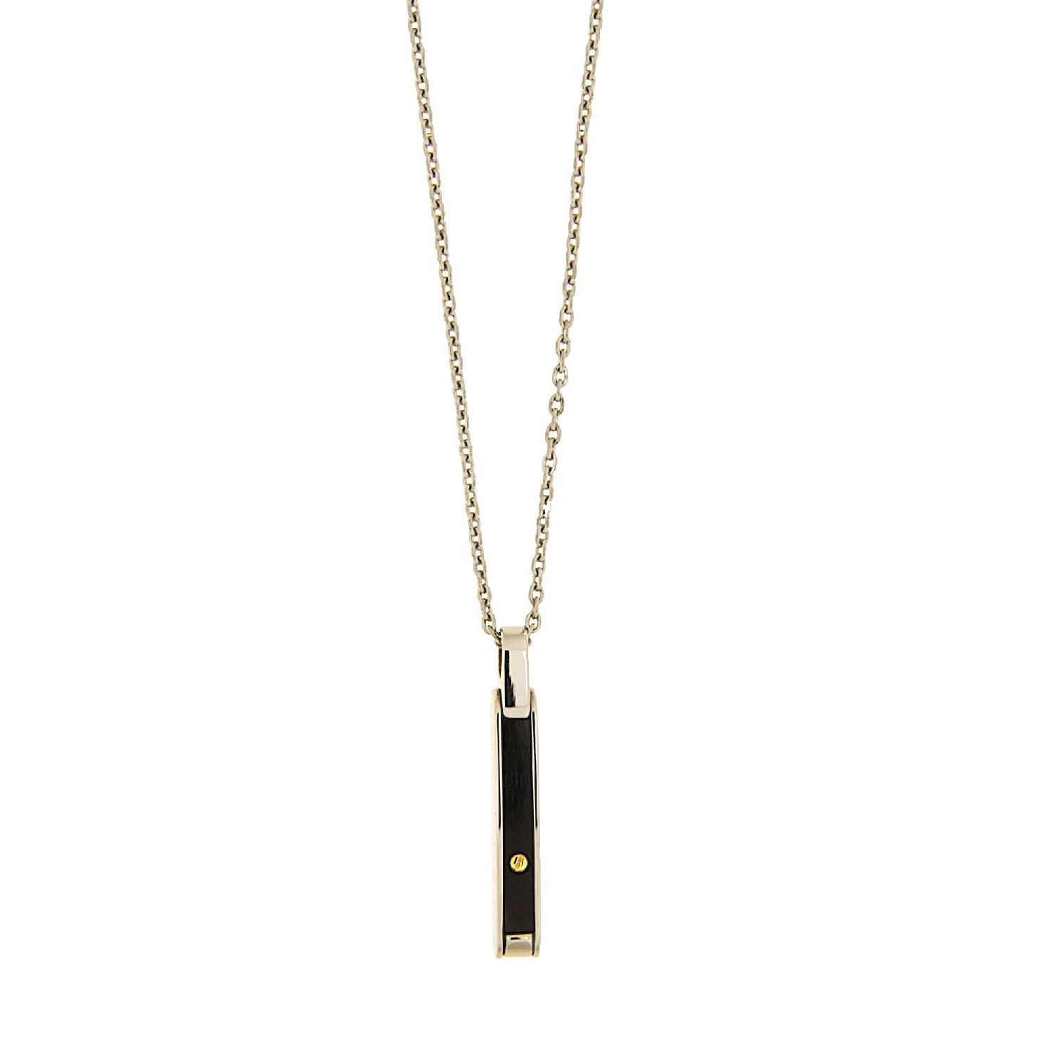 NECLACE STEEL & GOLD 750 SCREW - 73617