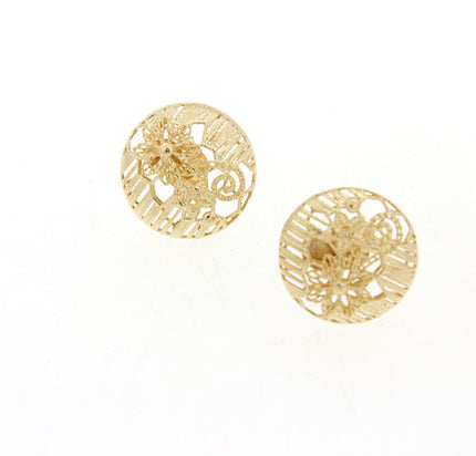 EARRINGS  GOLD 585 - 74052