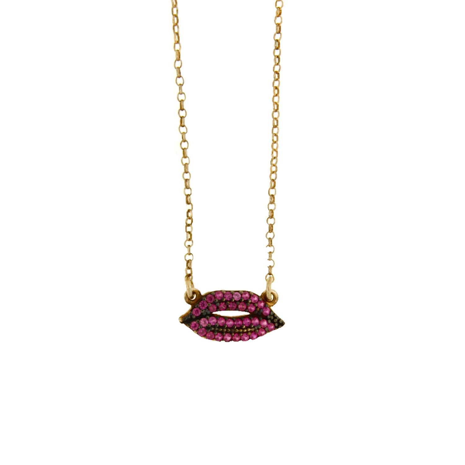 NECKLACE PINK SILVER 925 - 74452 - Availability: Immediately