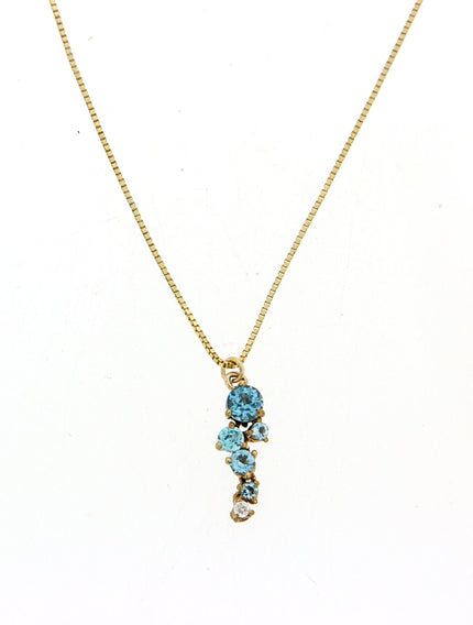 NECKLACE  GOLD 750 & PRECIOUS STONES - 75023