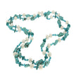 NECKLACE WITH PEARLS & TURQOISE - 75093