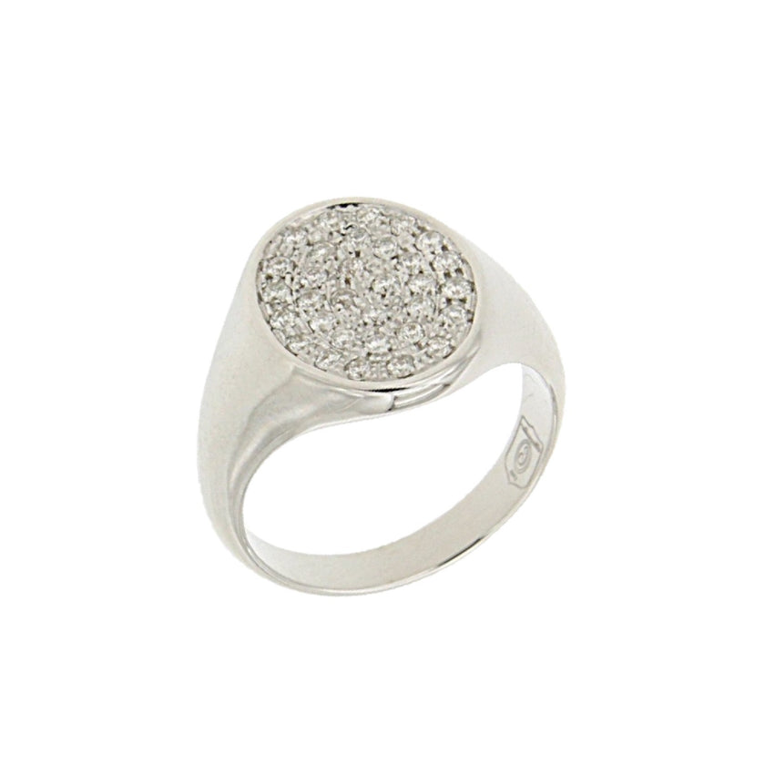 RING WHITE GOLD 750 & PRECIOUS STONES - 75378 - Availability: Up to 1 month