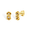 EARRINGS  GOLD 750 & PRECIOUS STONES - 7544 - Availability: Immediately