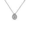 NECKLACE WHITE GOLD 750 & PRECIOUS STONES  - 75459