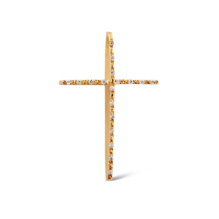 CROSS  GOLD 750 & PRECIOUS STONES - 75511