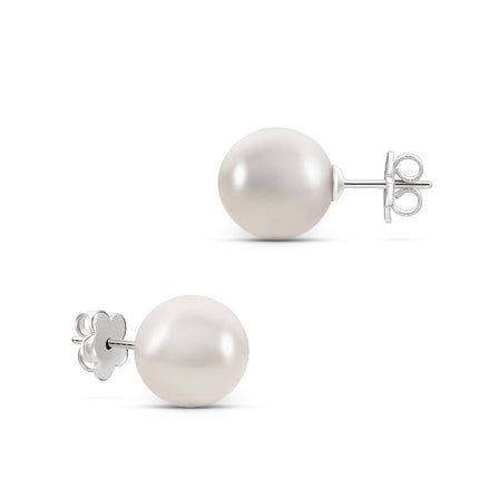 EARRINGS WHITE GOLD 750 & PEARLS - 75643