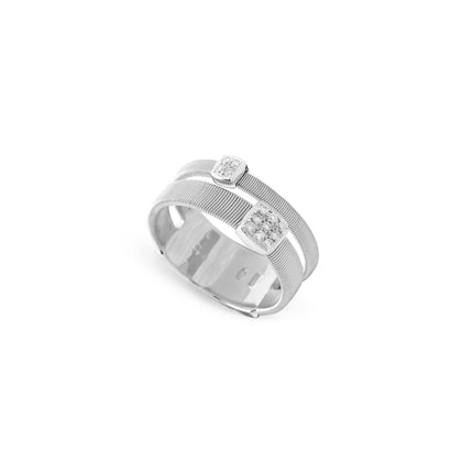 RING WHITE GOLD 750 & PRECIOUS STONES - 75700