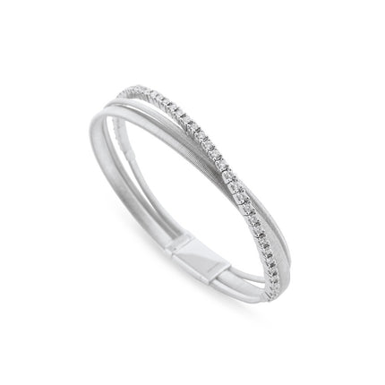 BRACELET WHITE GOLD 750 & PRECIOUS STONES - 75710