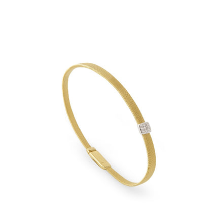 BRACELET YELLOW & WHITE GOLD 750 & PRECIOUS STONES - 75714