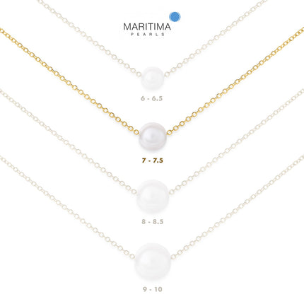 NECKLACE  GOLD 585 & PEARLS - 75745