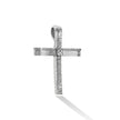 CROSS WHITE GOLD 585 & PRECIOUS STONES