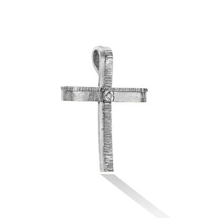 CROSS WHITE GOLD 585 & PRECIOUS STONES - 75814