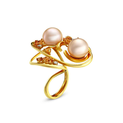 RING  GOLD 750 & PEARLS - 75877