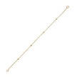 BRACELET PINK GOLD 750 & PRECIOUS STONES - 75886 - Availability: Immediately