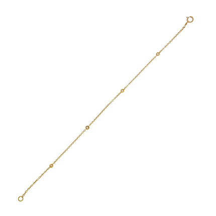 BRACELET PINK GOLD 750 & PRECIOUS STONES - 75886 - Availability: Immediately