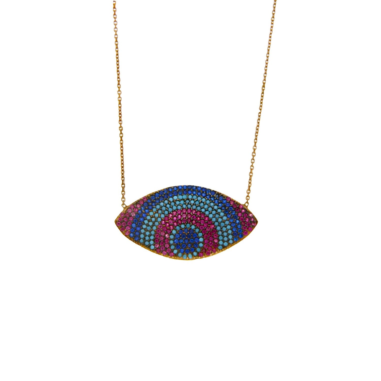 NECKLACE  SILVER 925 & C.Z. - 75933 - Availability: Immediately