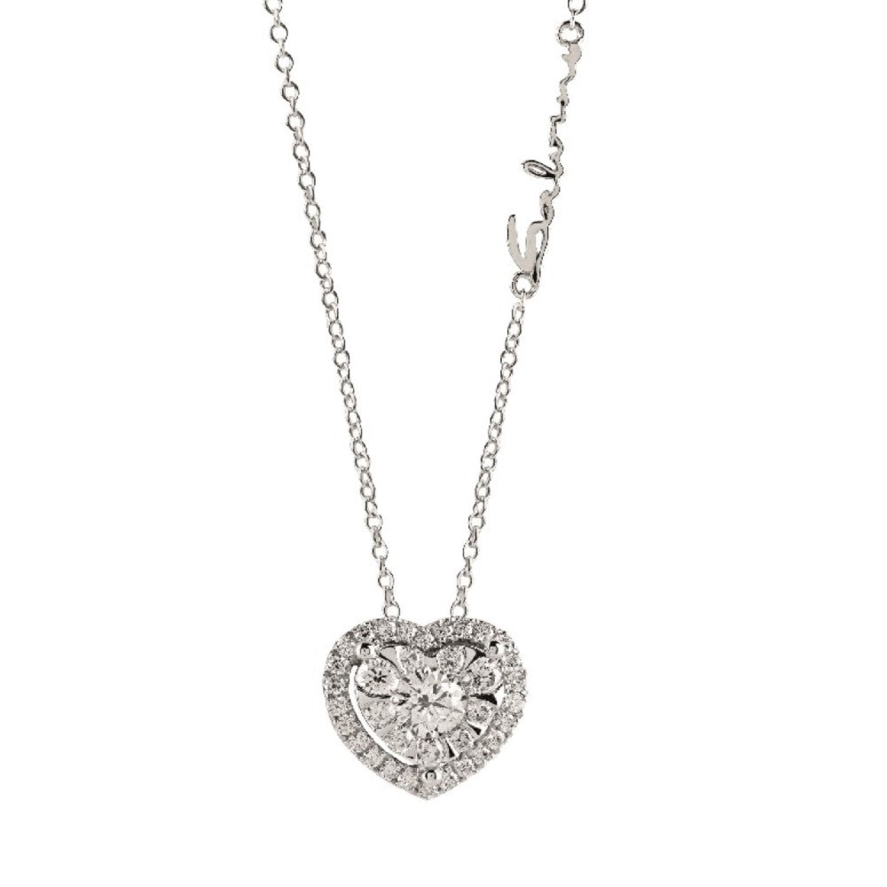 NECKLACE WHITE GOLD 750 & PRECIOUS STONES  - 76275