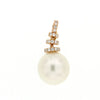 PENDANT PINK GOLD 750 & PEARLS  - 76691