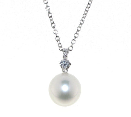 NECKLACE WHITE GOLD 750 & PEARLS - 76908