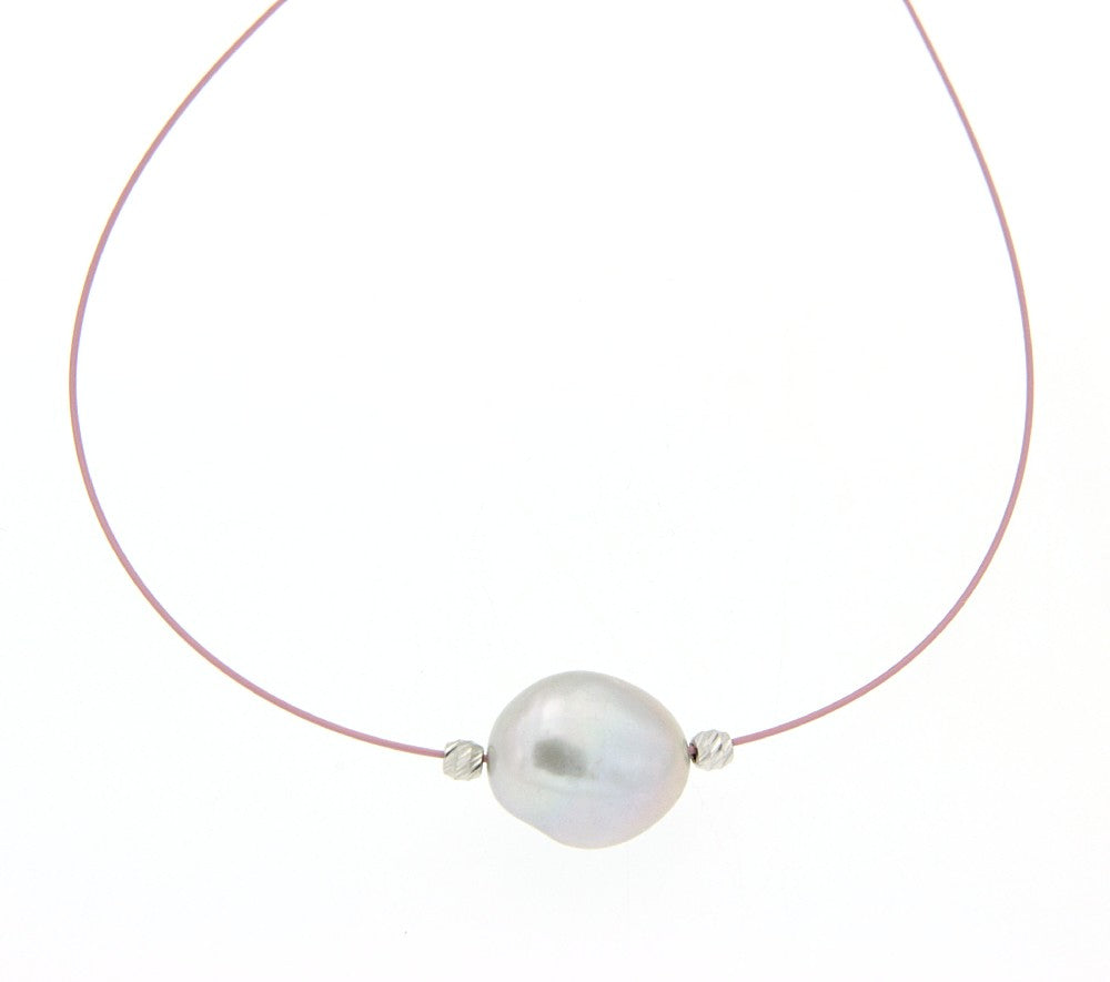NECKLACE  GOLD 750 & PEARLS - 76924