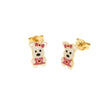 EARRINGS  GOLD 585   - 77024