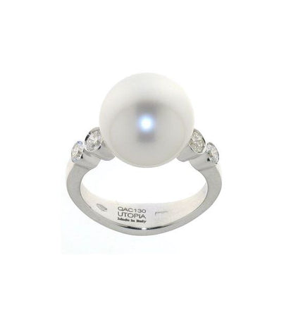 RING WHITE GOLD 750 & PEARLS - 77321