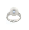 RING WHITE GOLD 750 & PEARLS  - 77321